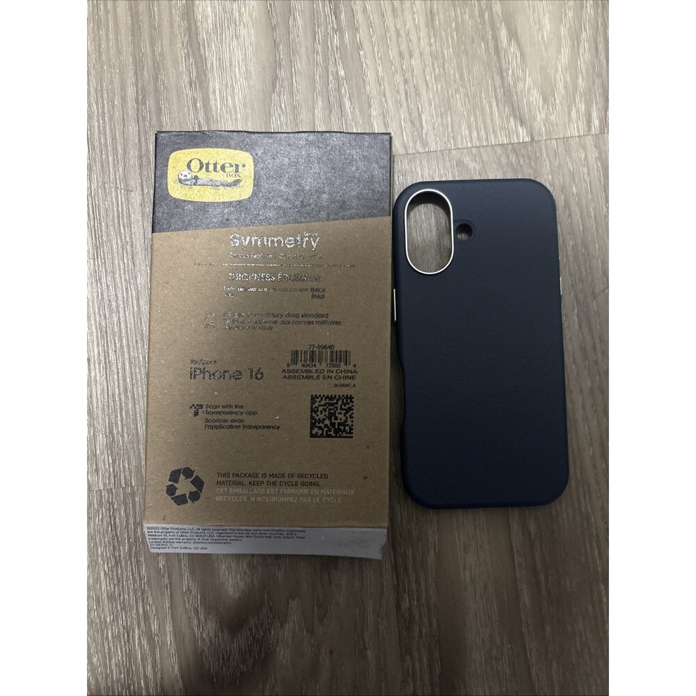 OtterBox Symmetry Cactus Leather MagSafe Case iPhone 16 Pro Blue Sentiment